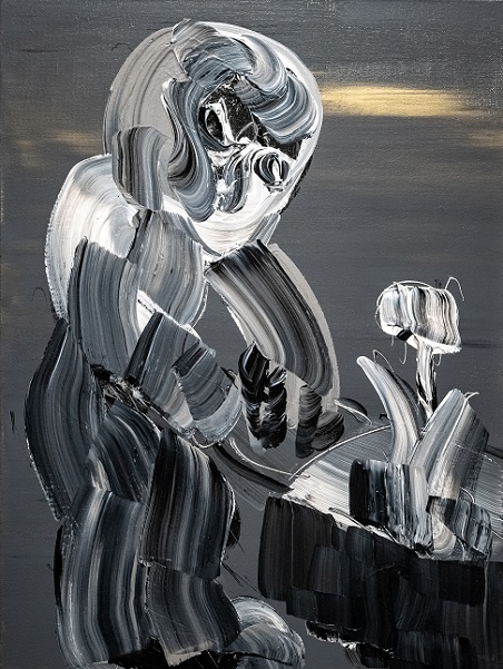 《천계의 빛 No.35-1》 2017, Acrylic on canvas, 80×60cm